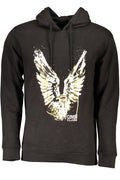 CAVALLI CLASS FELPA SENZA ZIP UOMO NERO
