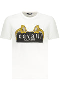CAVALLI CLASS T-SHIRT MANICHE CORTE UOMO BIANCO