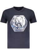 CAVALLI CLASS T-SHIRT MANICHE CORTE UOMO BLU