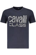 CAVALLI CLASS T-SHIRT MANICHE CORTE UOMO BLU