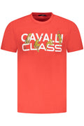 CAVALLI CLASS T-SHIRT MANICHE CORTE UOMO ROSSO