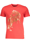 CAVALLI CLASS T-SHIRT MANICHE CORTE UOMO ROSSO