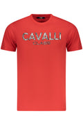 CAVALLI CLASS T-SHIRT MANICHE CORTE UOMO ROSSO