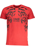 CAVALLI CLASS T-SHIRT MANICHE CORTE UOMO ROSSO