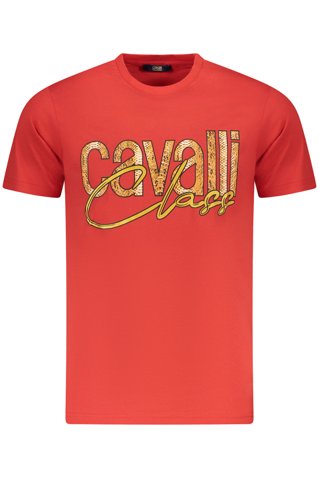 CAVALLI CLASS T-SHIRT MANICHE CORTE UOMO ROSSO