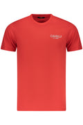CAVALLI CLASS T-SHIRT MANICHE CORTE UOMO ROSSO