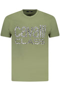 CAVALLI CLASS T-SHIRT MANICHE CORTE UOMO VERDE