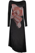 DESIGUAL ABITO LUNGO DONNA NERO