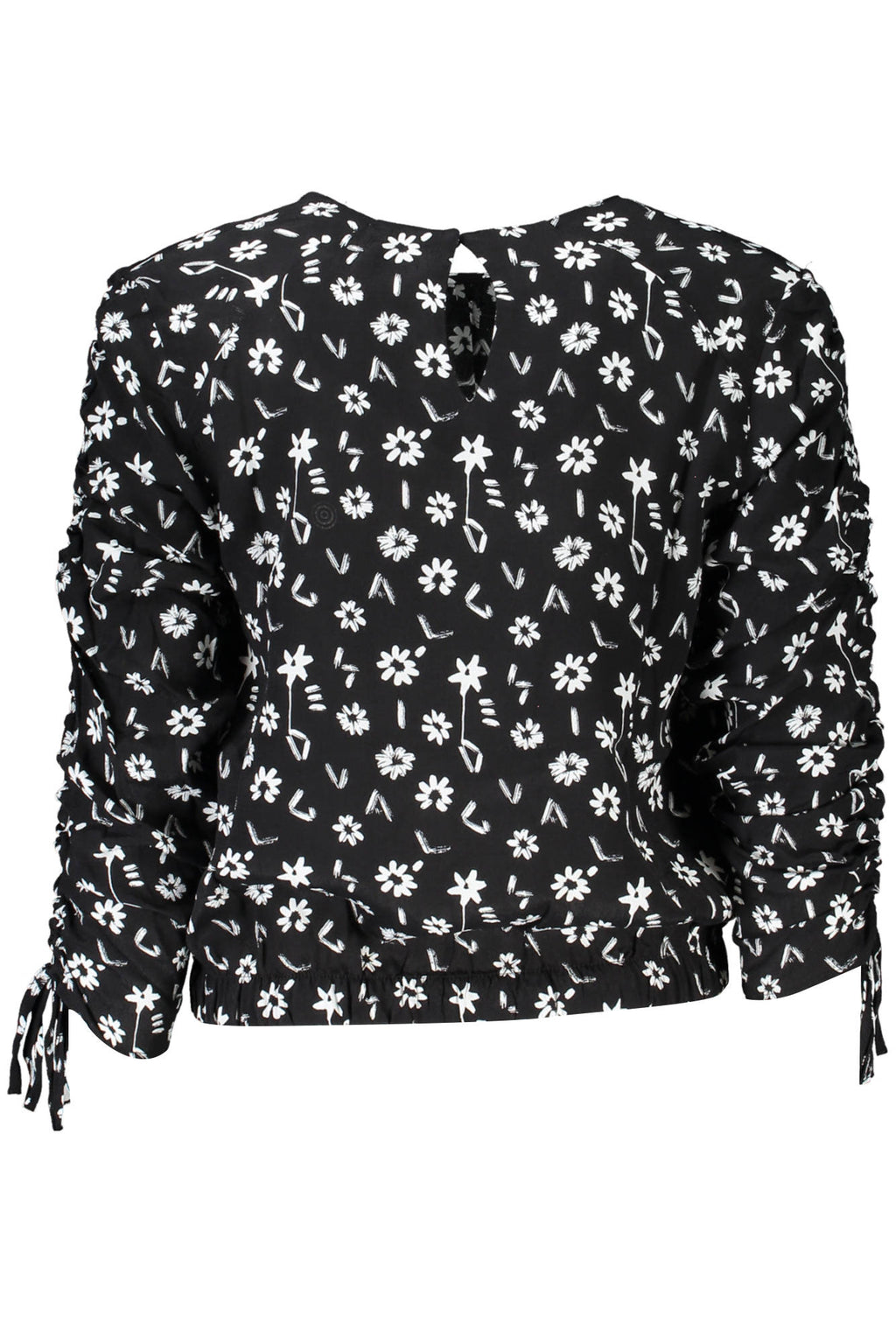 DESIGUAL CAMICIA MANICHE LUNGHE DONNA NERO