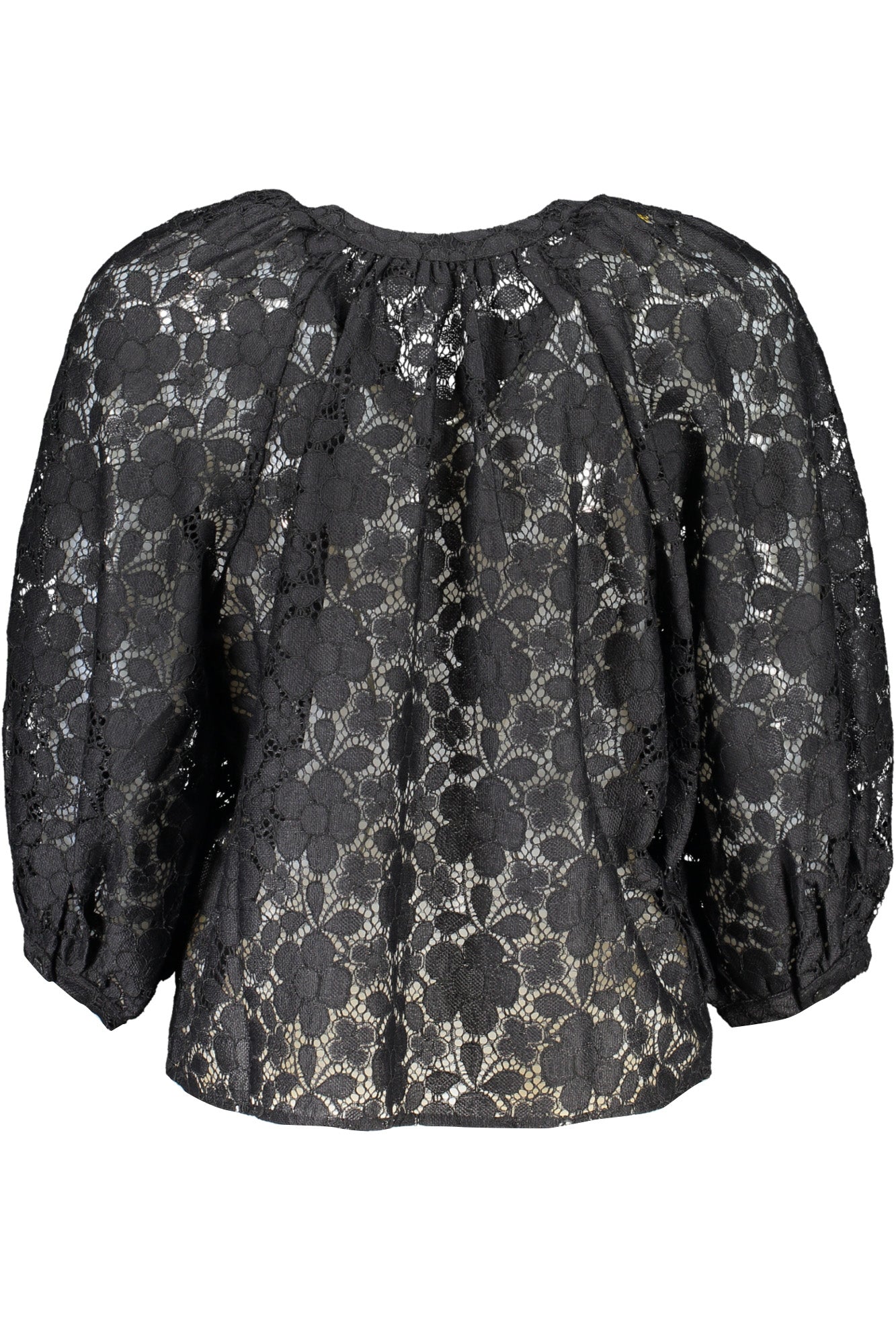 DESIGUAL CAMICIA MANICHE LUNGHE DONNA NERO