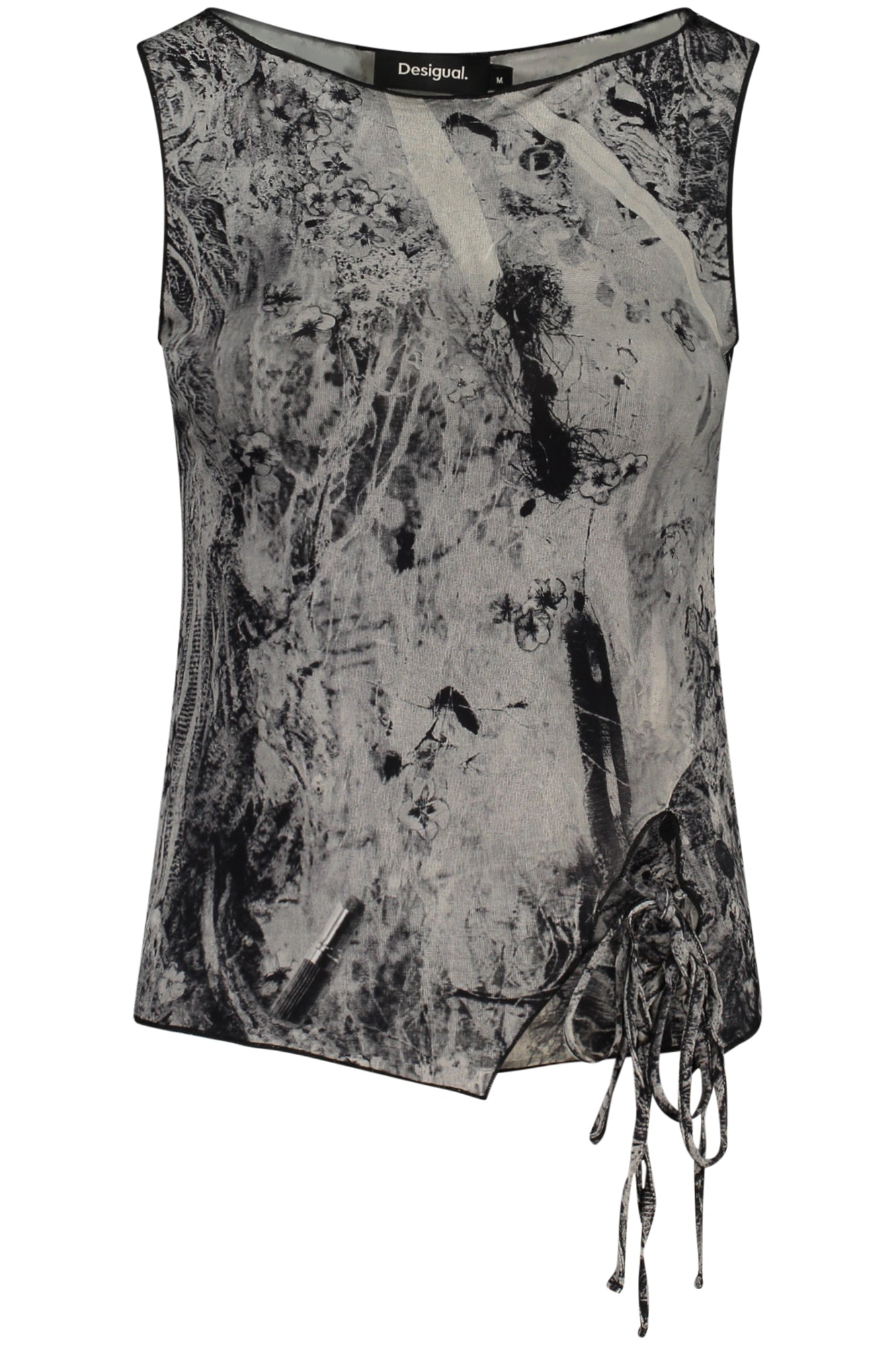 DESIGUAL CANOTTA DONNA NERO