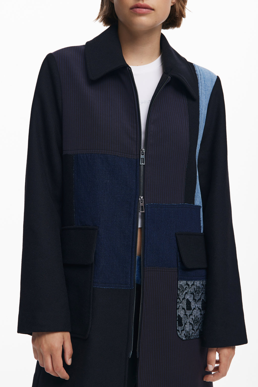 DESIGUAL GIUBBOTTO DONNA NERO