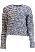 DESIGUAL MAGLIA DONNA BLU