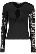 DESIGUAL MAGLIA DONNA NERO