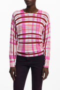 DESIGUAL MAGLIA DONNA ROSA