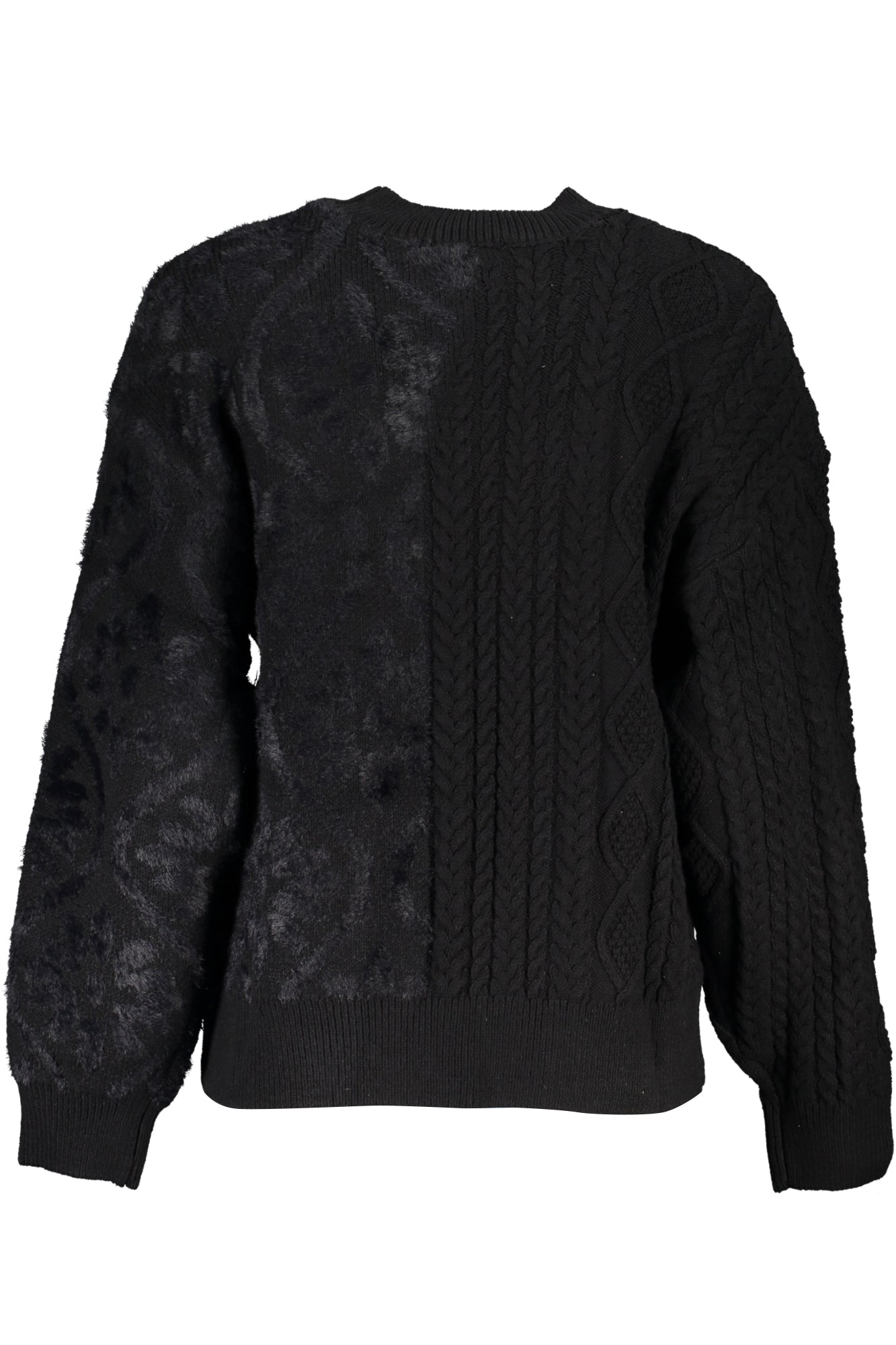 DESIGUAL MAGLIONE DONNA NERO