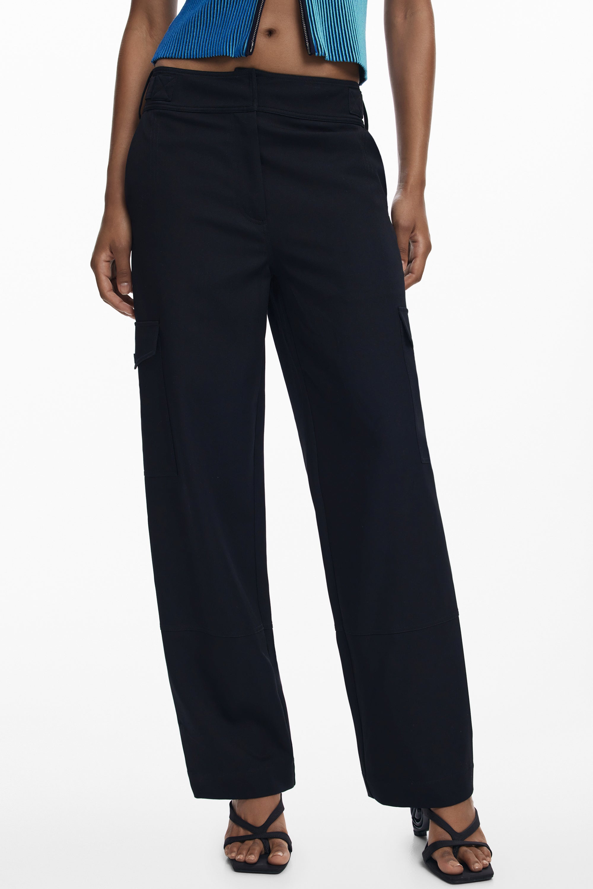 DESIGUAL PANTALONE DONNA NERO