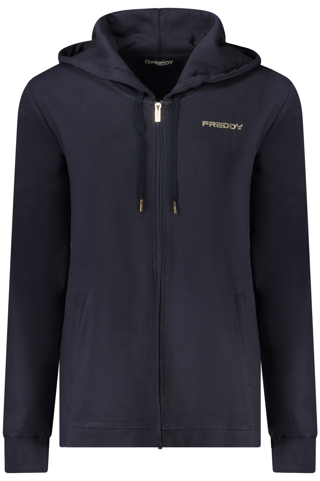 FREDDY FELPA CON ZIP DONNA BLU