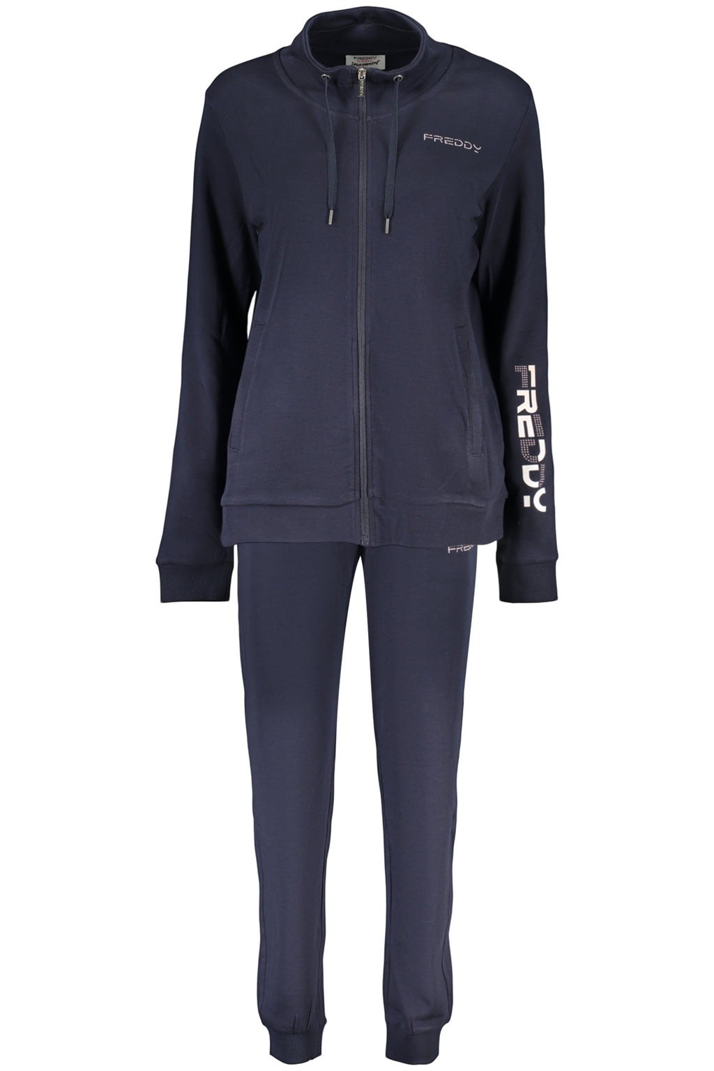 FREDDY FELPA CON ZIP DONNA BLU