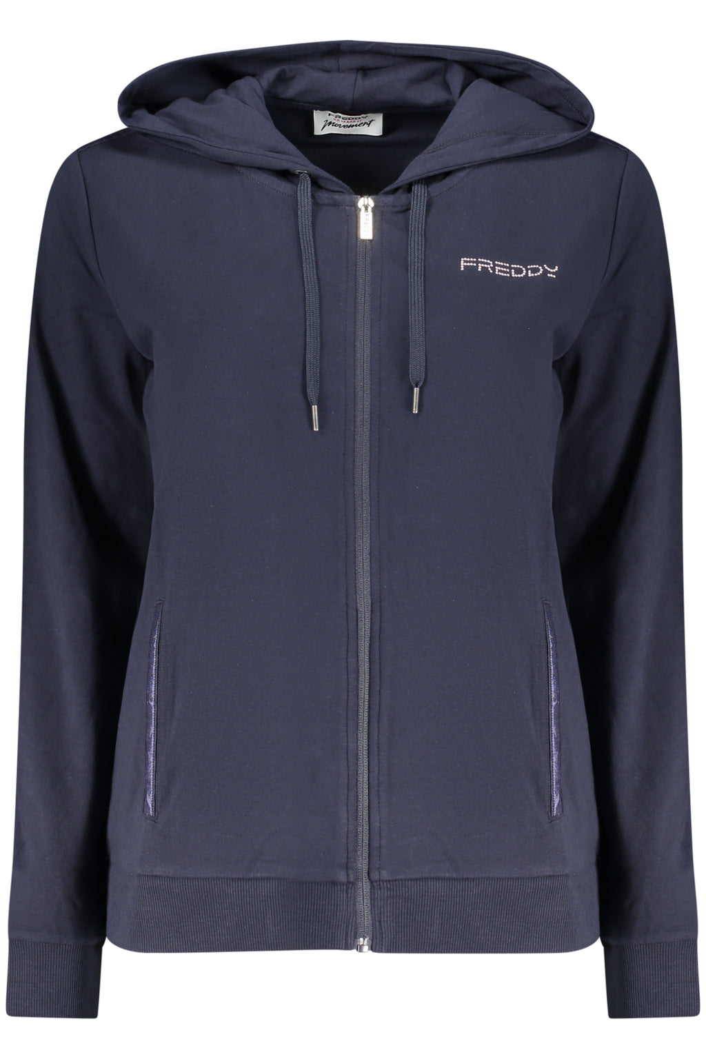 FREDDY FELPA CON ZIP DONNA BLU