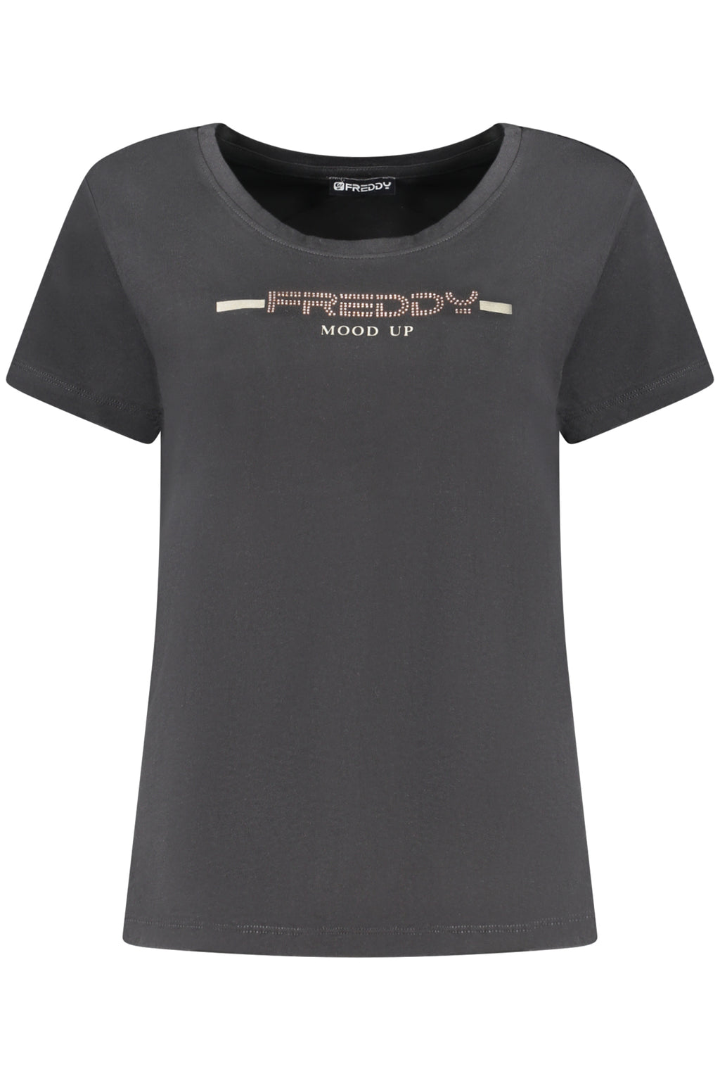FREDDY T-SHIRT MANICHE CORTE DONNA NERO