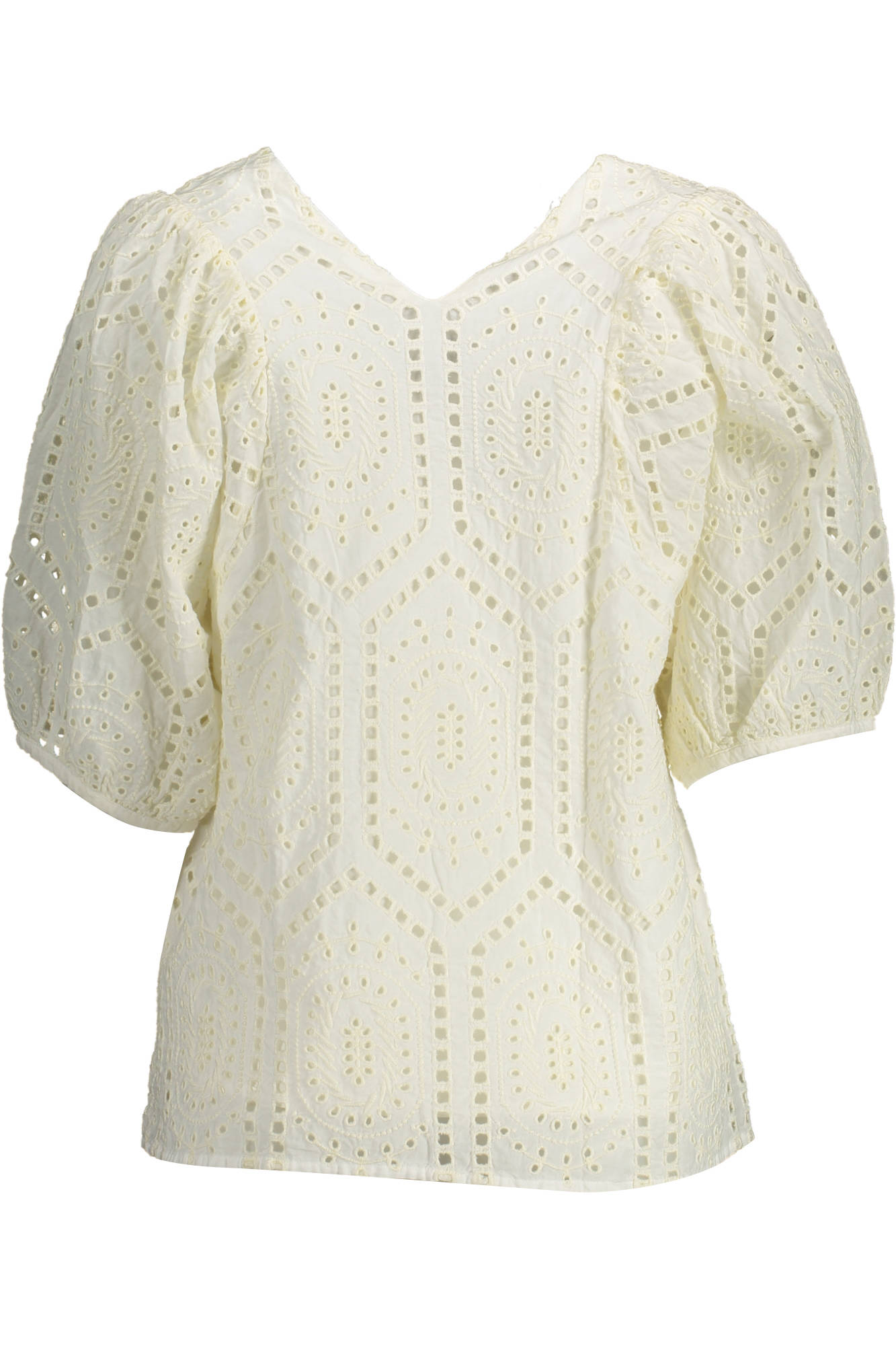GANT T-SHIRT MANICHE CORTE DONNA BIANCO