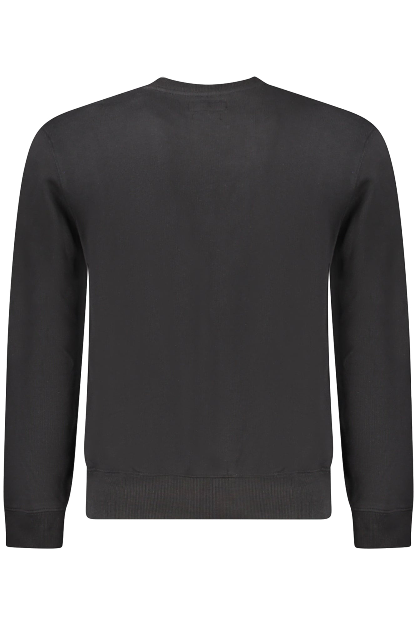 GUESS JEANS FELPA SENZA ZIP UOMO NERO