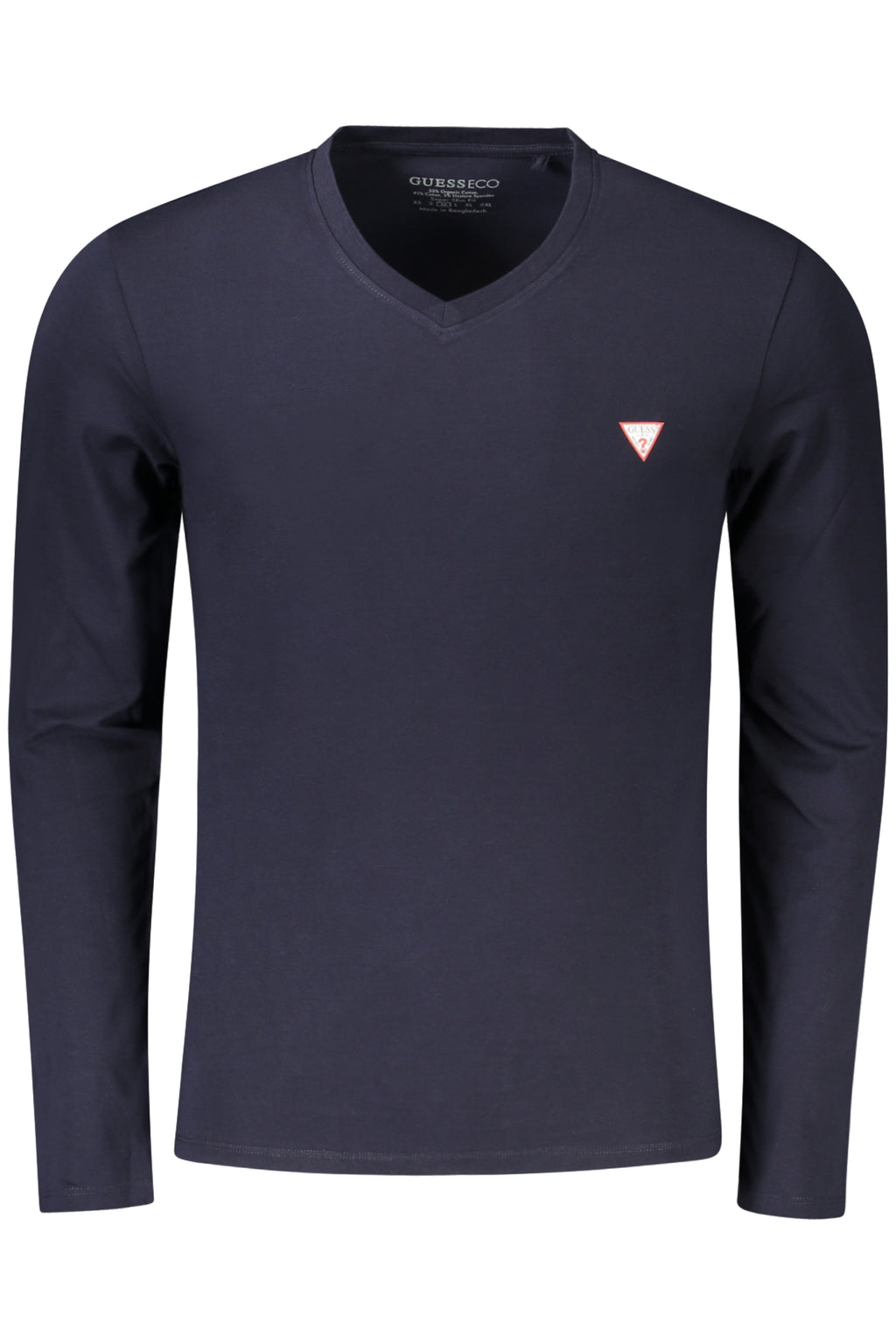 GUESS JEANS T-SHIRT MANICHE LUNGHE UOMO BLU