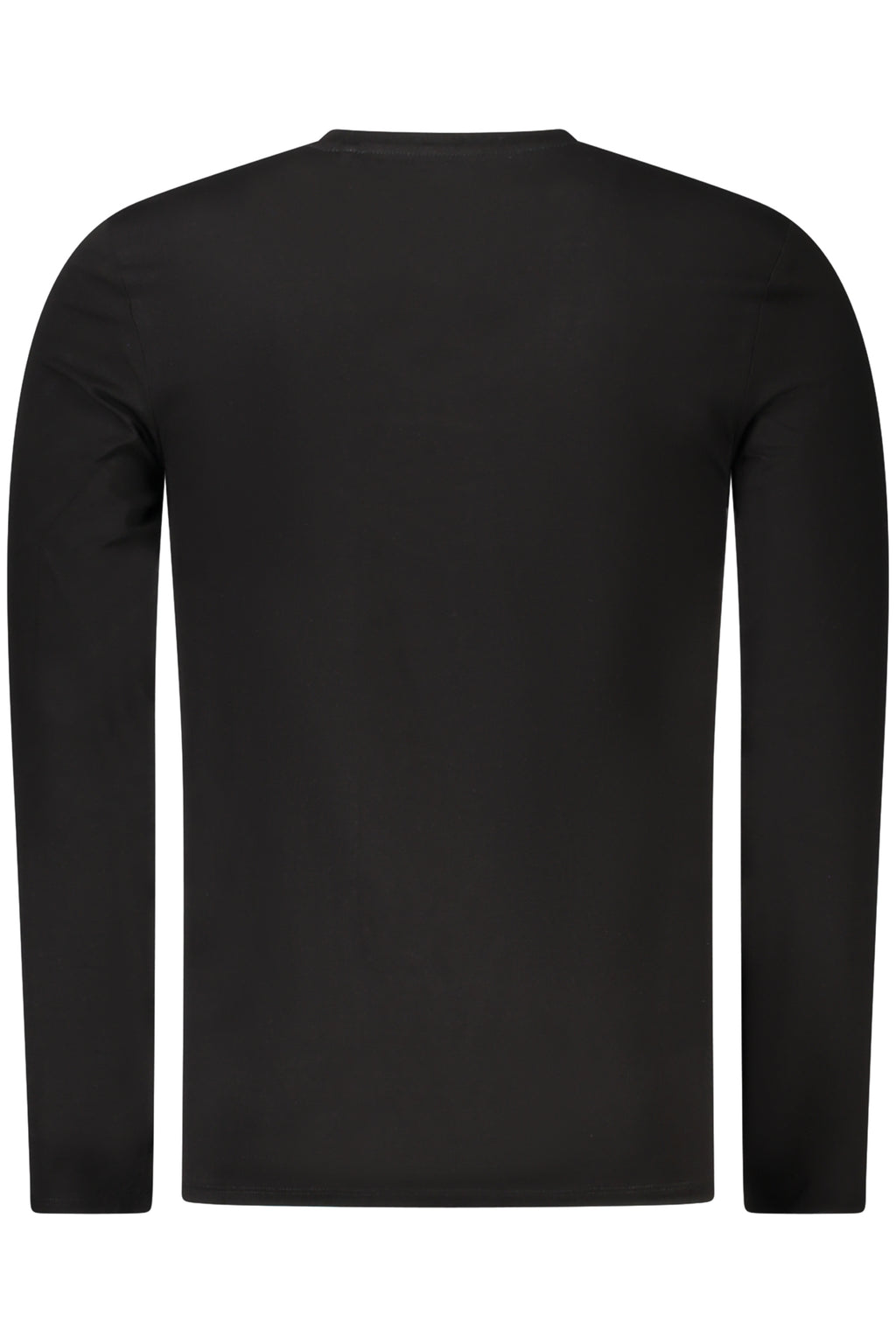 GUESS JEANS T-SHIRT MANICHE LUNGHE UOMO NERO
