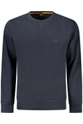HUGO BOSS FELPA SENZA ZIP UOMO BLU