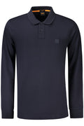HUGO BOSS POLO MANICHE LUNGHE UOMO BLU