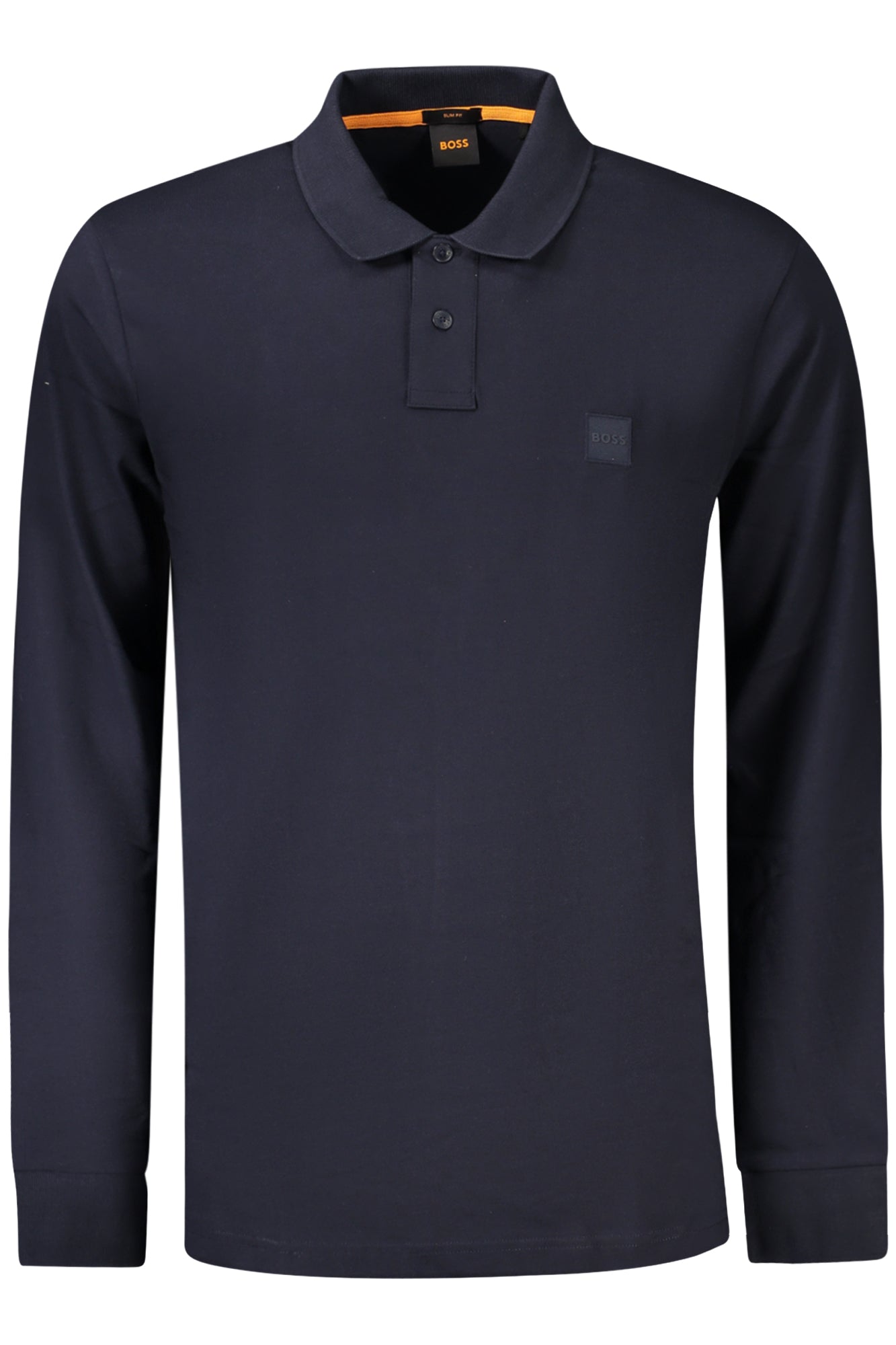HUGO BOSS POLO MANICHE LUNGHE UOMO BLU