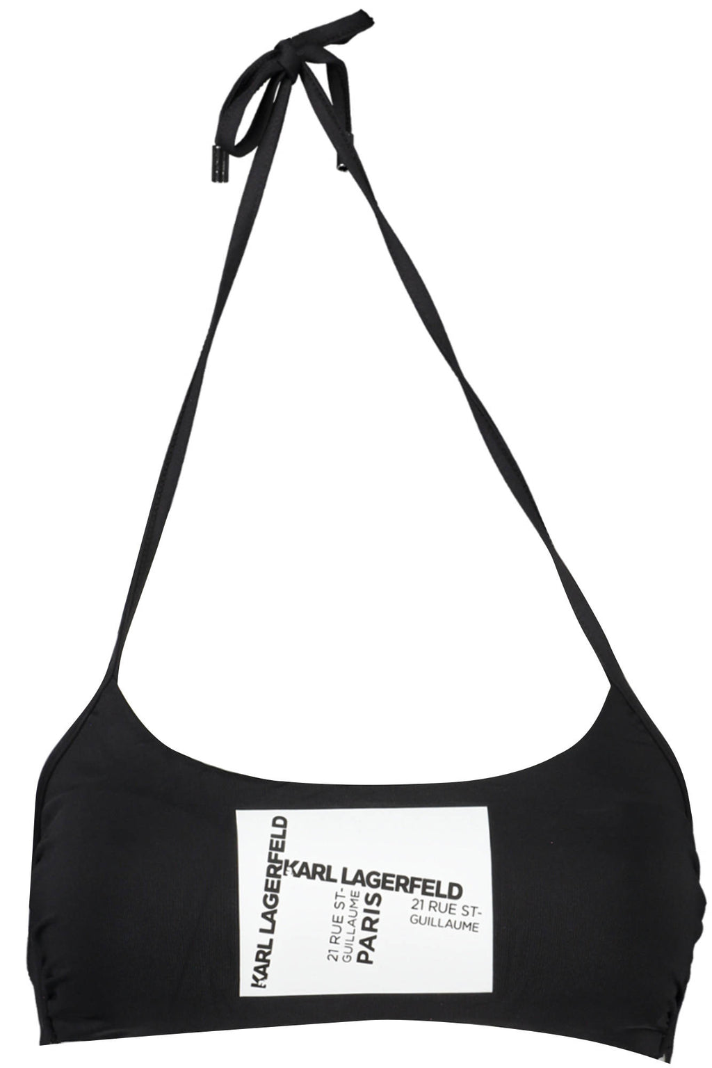 KARL LAGERFELD BEACHWEAR COSTUME PARTE SOPRA DONNA NERO