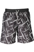 KARL LAGERFELD BEACHWEAR COSTUME PARTE SOTTO UOMO NERO