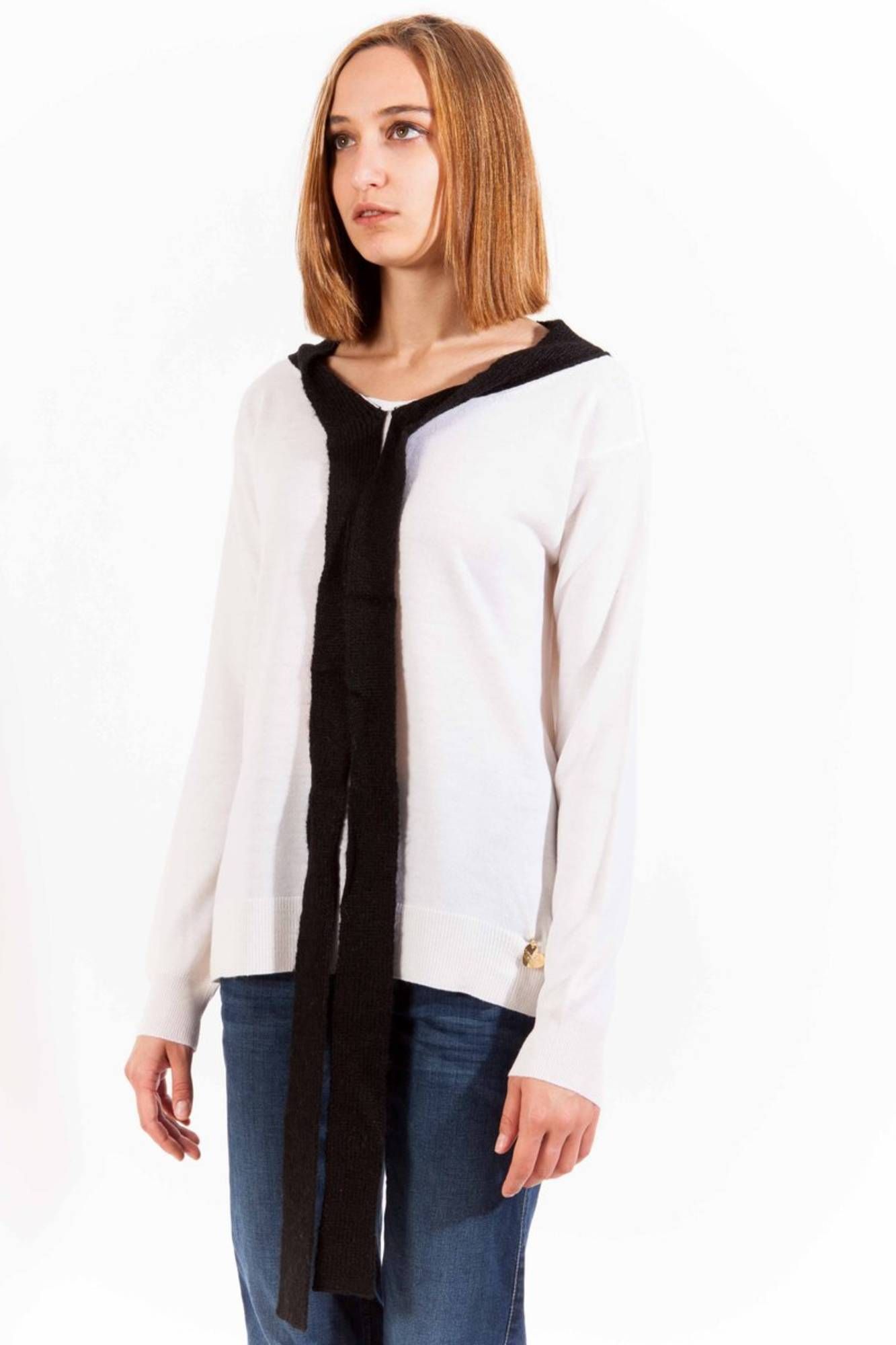 LOVE MOSCHINO MAGLIA DONNA BIANCO