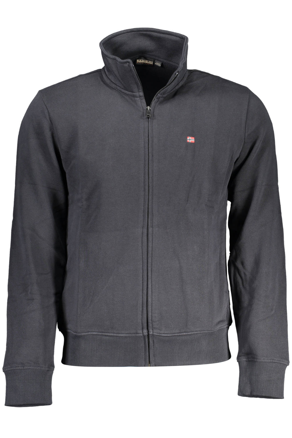 NAPAPIJRI FELPA CON ZIP UOMO NERO