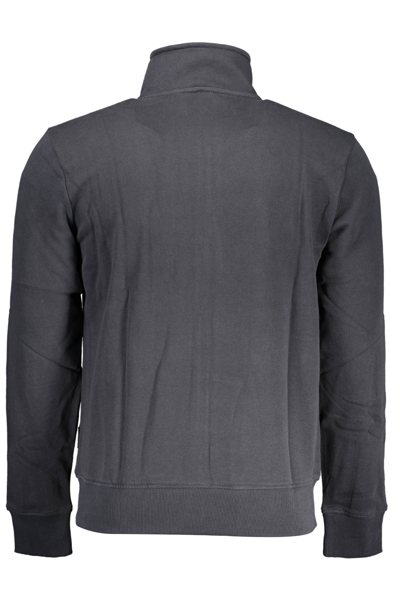 NAPAPIJRI FELPA CON ZIP UOMO NERO