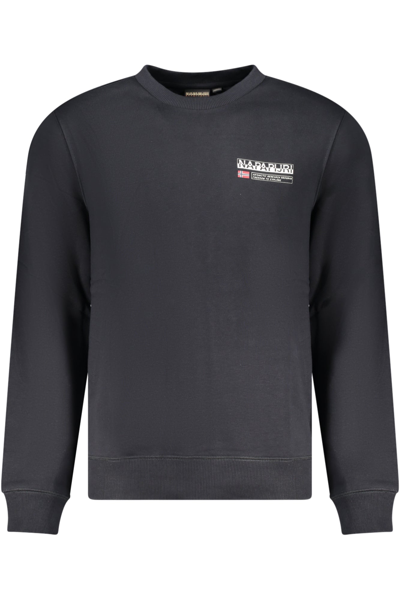 NAPAPIJRI FELPA SENZA ZIP UOMO NERO