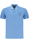 NAPAPIJRI POLO MANICHE CORTE UOMO AZZURRO