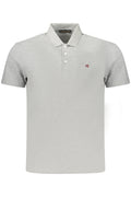 NAPAPIJRI POLO MANICHE CORTE UOMO GRIGIO