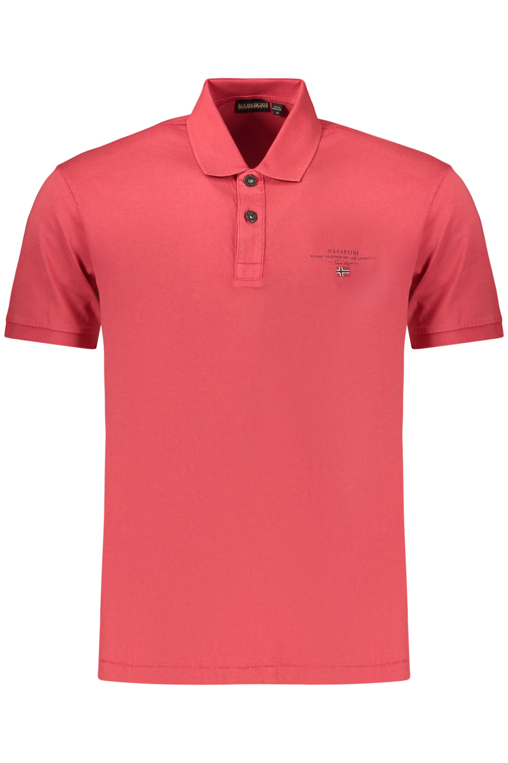 NAPAPIJRI POLO MANICHE CORTE UOMO ROSSO