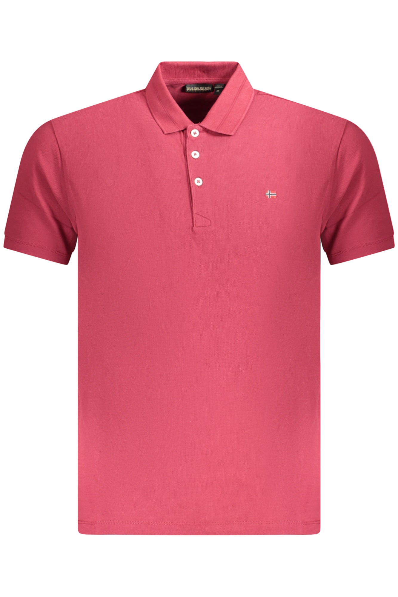NAPAPIJRI POLO MANICHE CORTE UOMO ROSSO