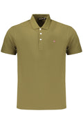 NAPAPIJRI POLO MANICHE CORTE UOMO VERDE