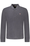 NAPAPIJRI POLO MANICHE LUNGHE UOMO NERO