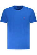 NAPAPIJRI T-SHIRT MANICHE CORTE UOMO AZZURRO