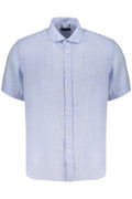 NORTH SAILS CAMICIA MANICHE CORTE UOMO AZZURRO