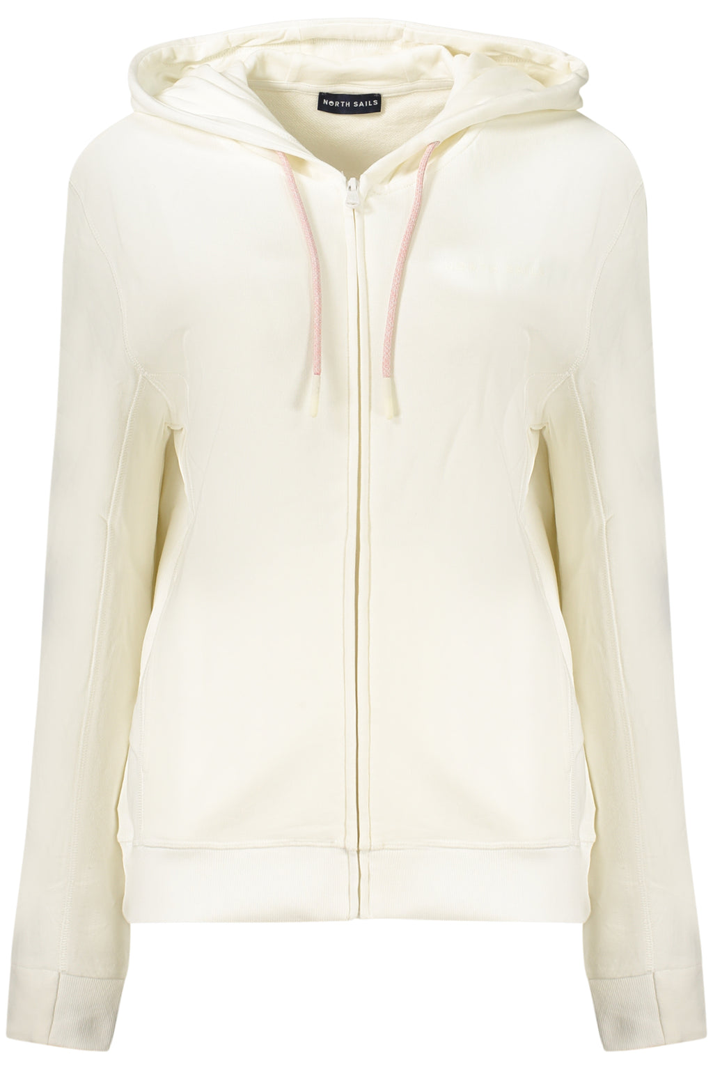 NORTH SAILS FELPA CON ZIP DONNA BIANCO