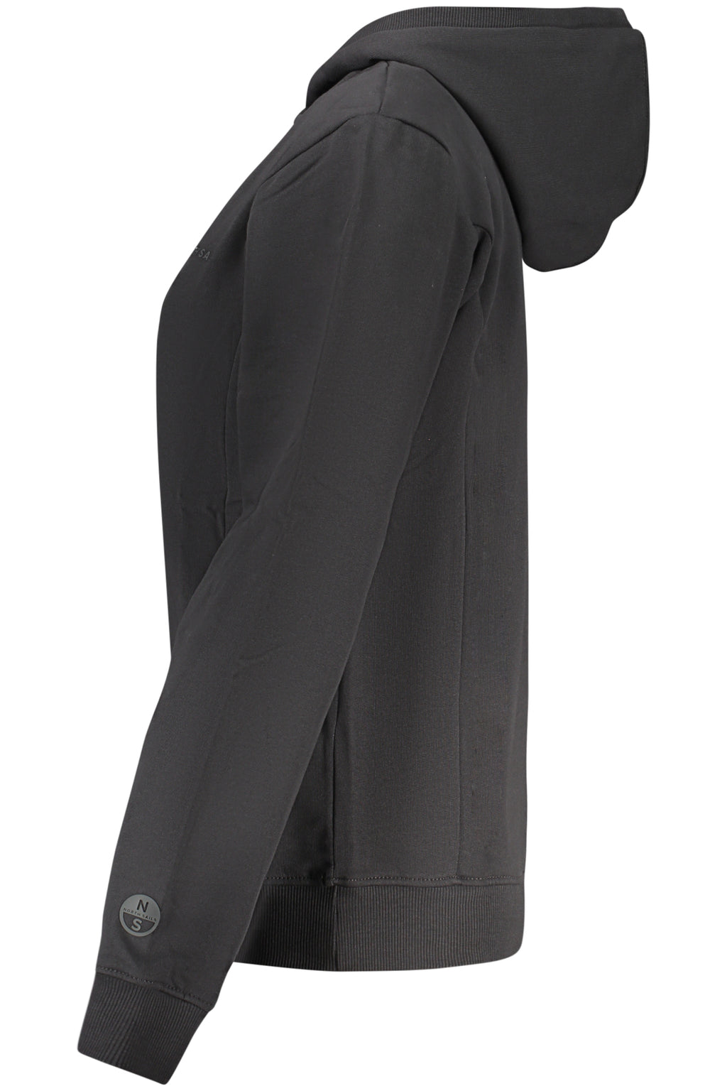 NORTH SAILS FELPA CON ZIP DONNA NERO