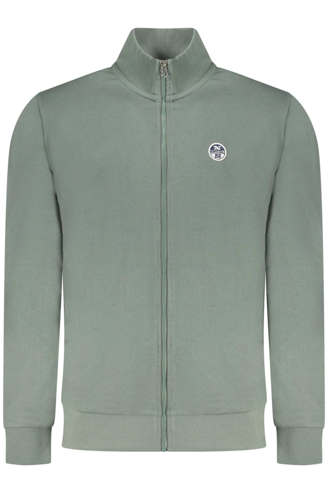 NORTH SAILS FELPA CON ZIP UOMO VERDE