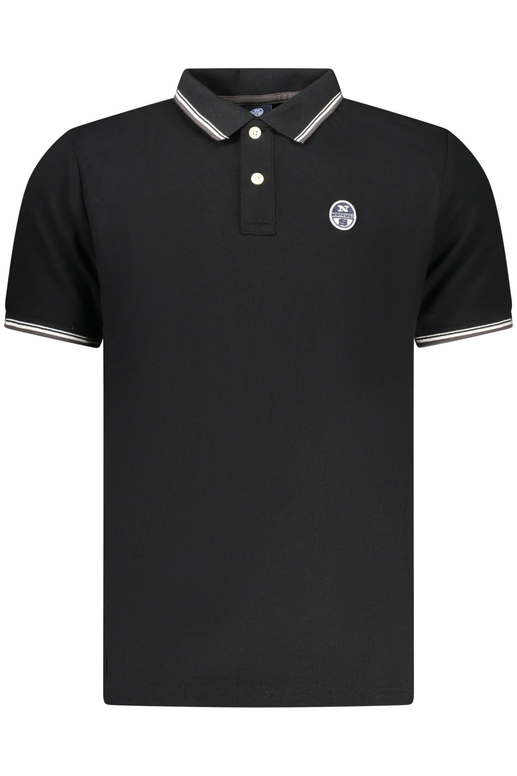 NORTH SAILS POLO MANICHE CORTE UOMO NERO